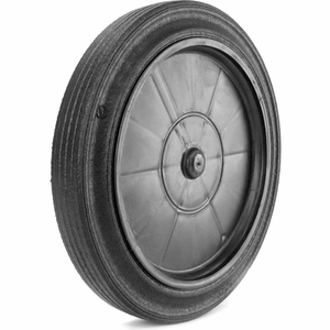 ROLL-TECH 12" X 2" SOLID RUBBER WHEEL - AXEL SIZE 7/8" by Martin Wheel Co.