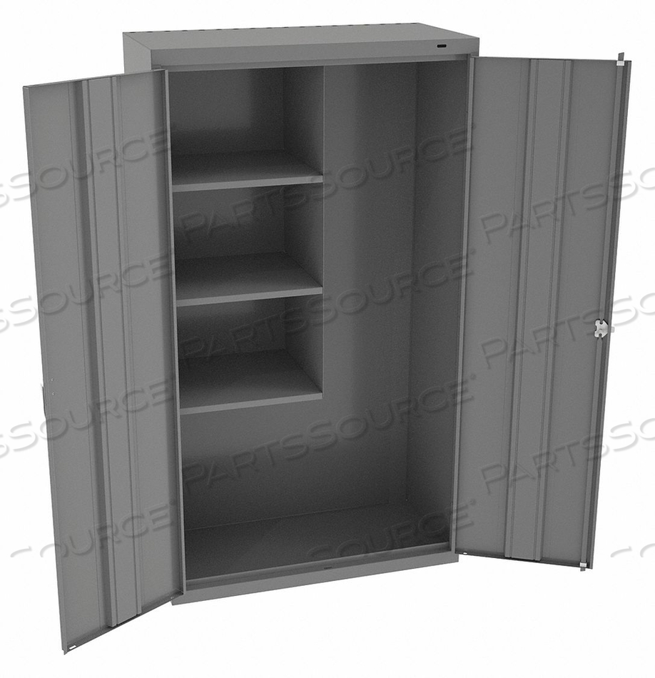 JANITORIAL CABINET 64 H 36 W MEDIUM GRAY by Tennsco Corp. JANITORIAL CABINET 64 H 36 W MEDIUM GRAY by Tennsco Corp.