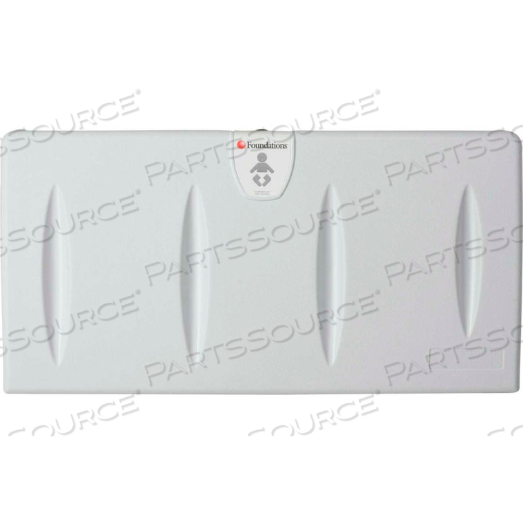 HORIZONTAL BABY CHANGING TABLE - LIGHT GRAY 