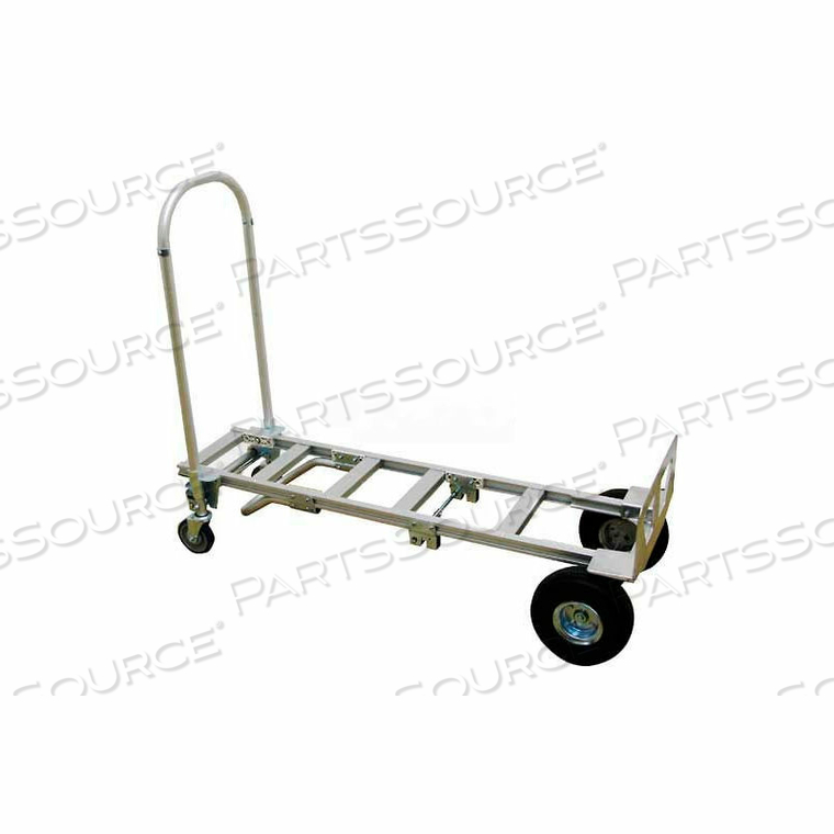 SPARTAN SR. ALUMINUM 2-IN-1 HAND TRUCK NO-FLAT WHEELS by Wesco