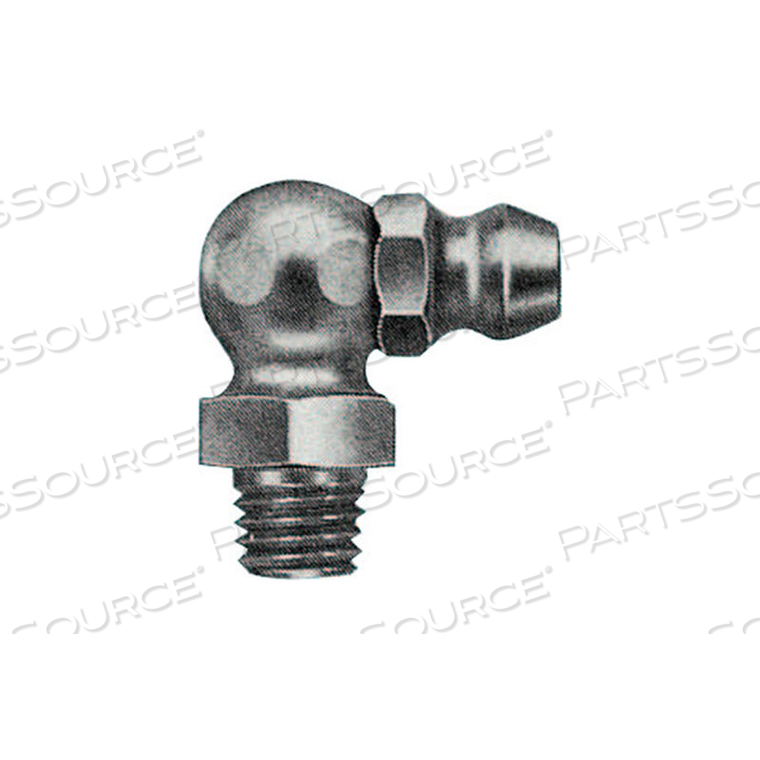 ALEMITE HYDRAULIC FITTINGS, ELBOW - 90¦, 3/4 IN, MALE/MALE, 1/4 IN (SAE) 
