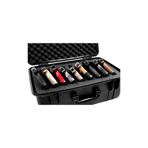 PISTOL CASE WATERTIGHT, 9 PISTOL CAPACITY, 20-1/8"X16-1/8"X10-1/8" BLACK by Quick Fire Cases