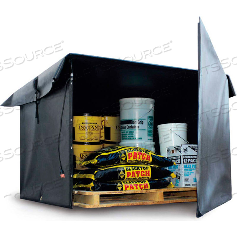 PORTABLE HOT BOX HEAT OVEN FOR BULK MATERIALS, UP TO 120F, 64 CU. FT. CAP. by Powerblanket