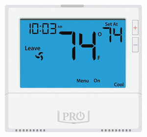 LOW VOLTAGE THERMOSTAT LCD 24VAC by PRO1 IAQ