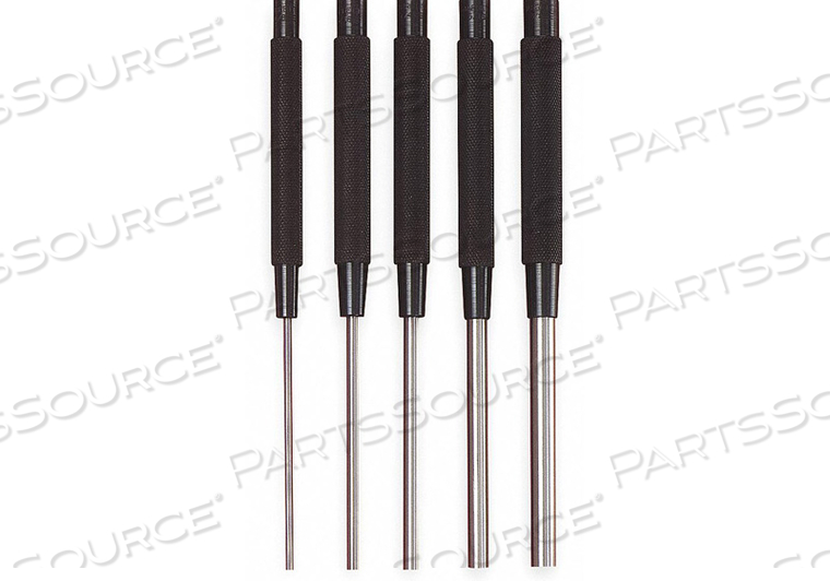 DRIVE PIN PUNCH SET 5 PIECES STEEL by Starrett DRIVE PIN PUNCH SET 5 PIECES STEEL by Starrett