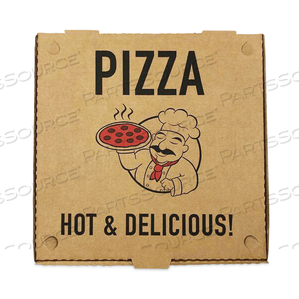 PIZZA BOXES, 16 X 16 X 1.75, KRAFT, PAPER by BluTable PIZZA BOXES, 16 X 16 X 1.75, KRAFT, PAPER by BluTable