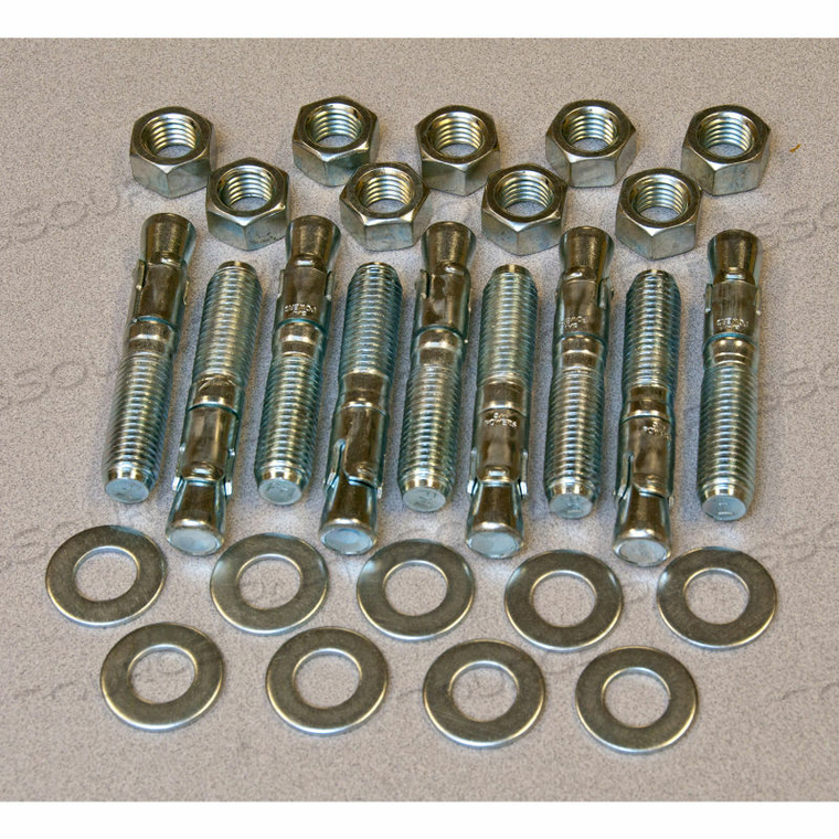 INSTALLATION HARDWARE KIT FOR BLUFF EDGE OF DOCK LEVELERS by Bluff