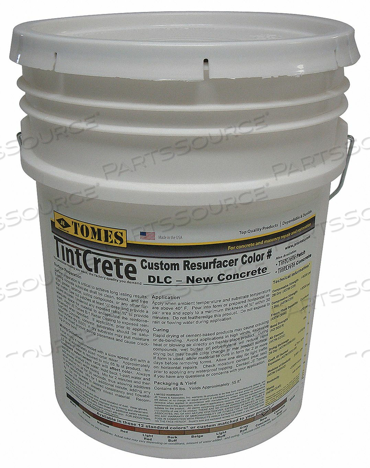 CONCRETE PATCH AND REPAIR 50 LB. PAIL by Tintcrete CONCRETE PATCH AND REPAIR 50 LB. PAIL by Tintcrete