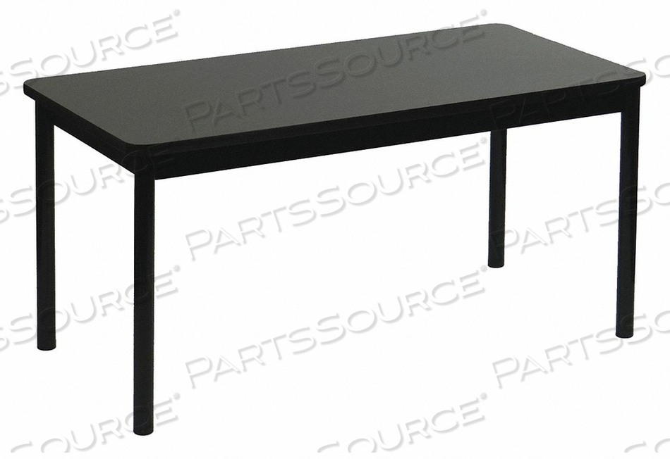 HI PRESSURELIBRARY TABLE 24X72X29 BLACK by Correll