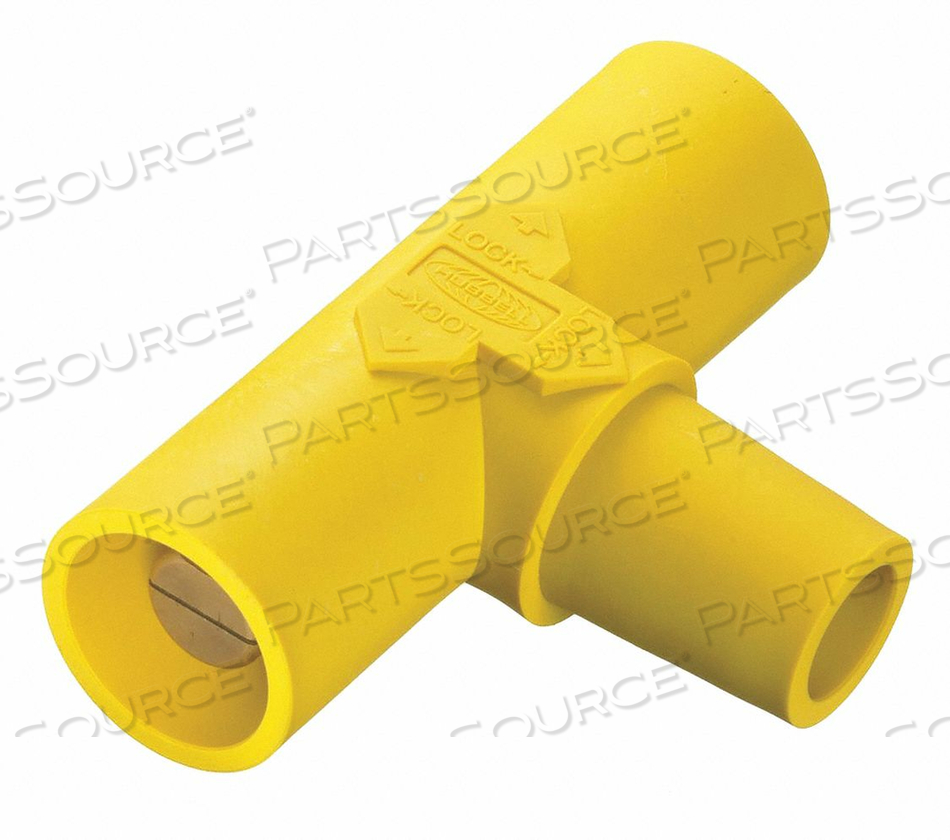 PARALLELING TEE YLW FEMALE-MALE-MALE by Hubbell Power Systems