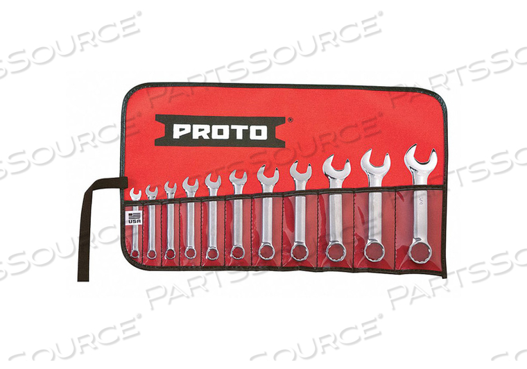 COMBO WRENCH SET SHORT SAE 12 PT 11 PC by Proto