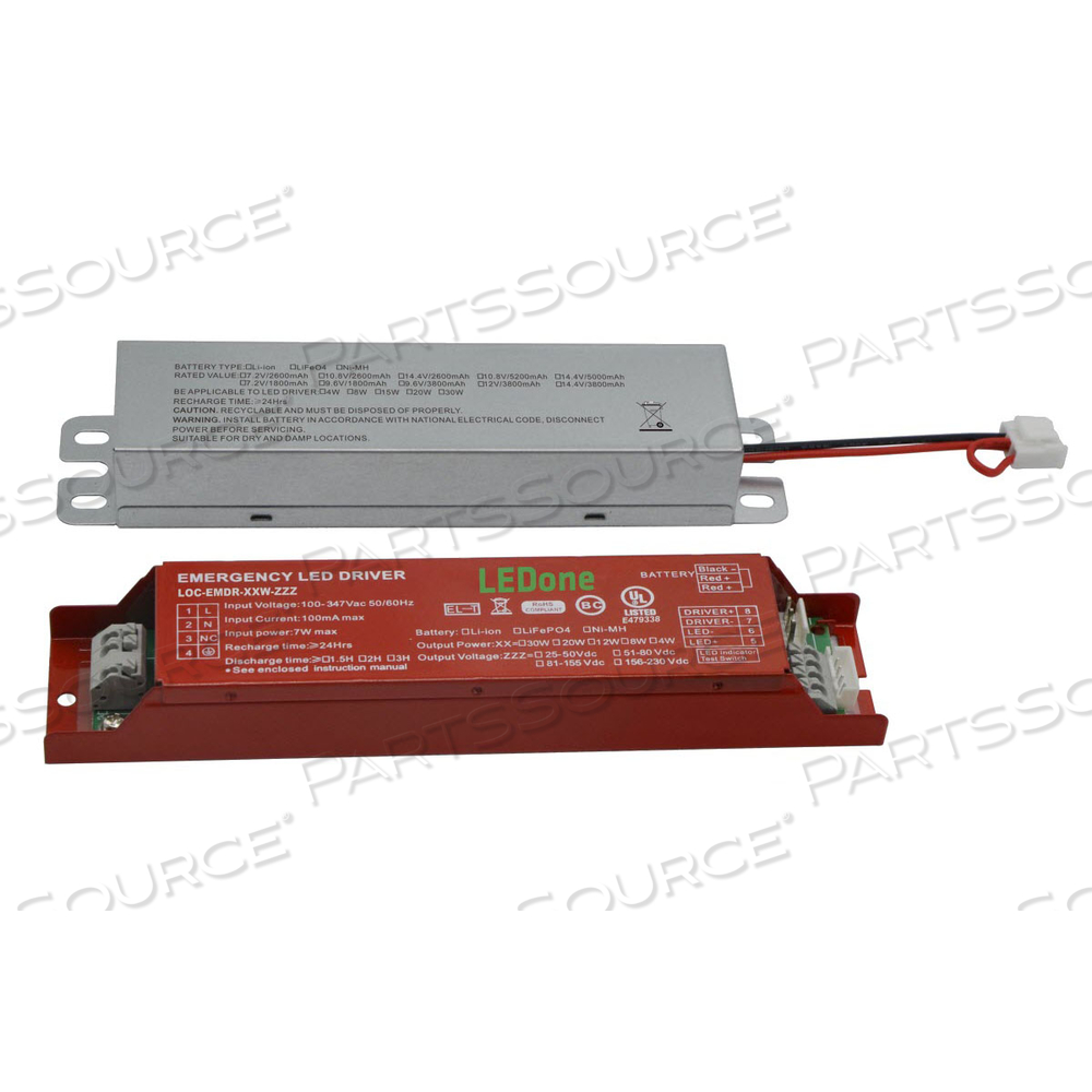 15W EMERGENCY DRIVER, DISCHARGE TIME 1.5 HOURS, RECHARGE TIME 24 HOURS by LEDone 15W EMERGENCY DRIVER, DISCHARGE TIME 1.5 HOURS, RECHARGE TIME 24 HOURS by LEDone