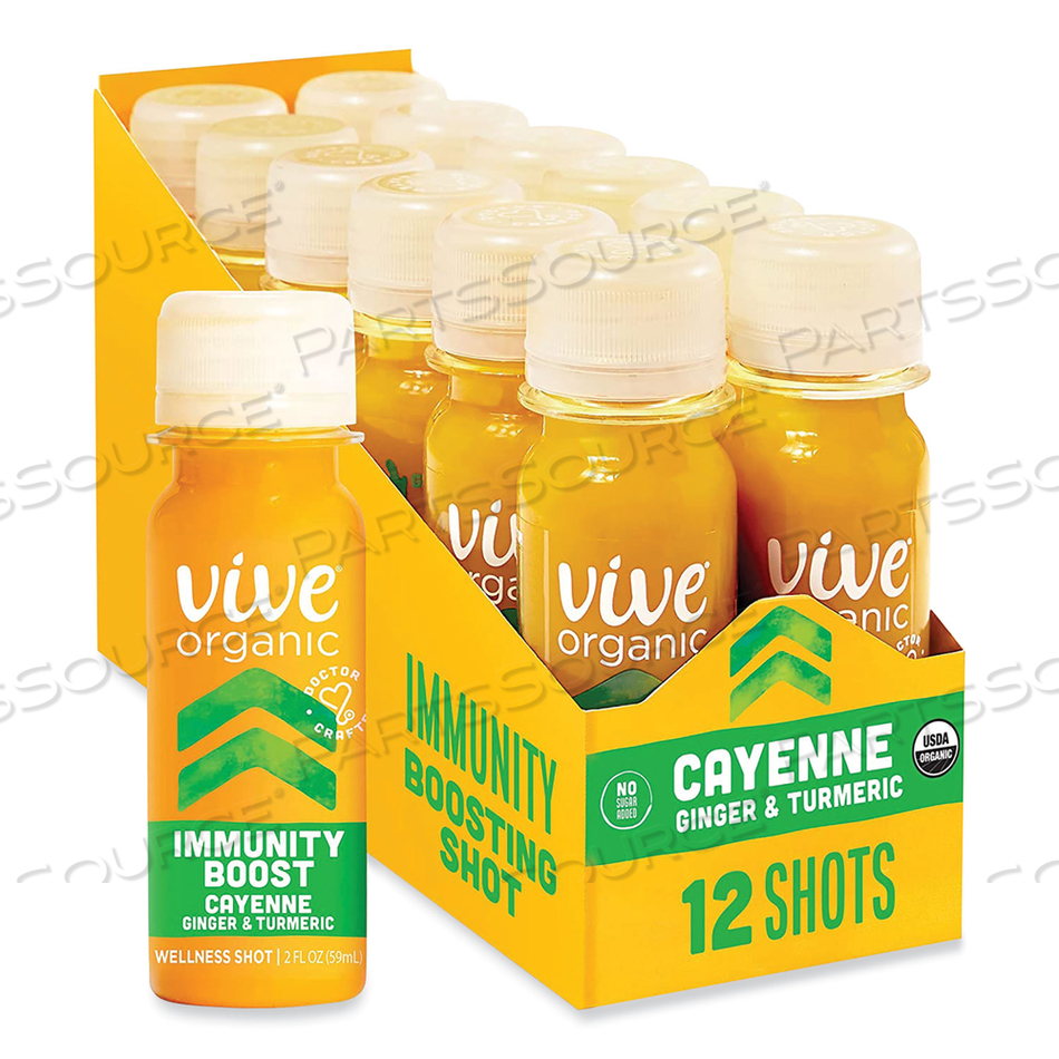 IMMUNITY BOOST CAYENNE, 2 OZ BOTTLE, 12/PACK 