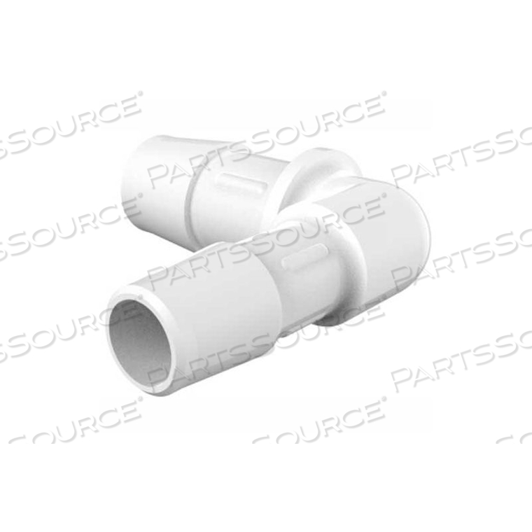 1/2" X 3/8" BARBED REDUCTION ELBOW, NON-ANIMAL DERIVED POLYPROPYLENE 