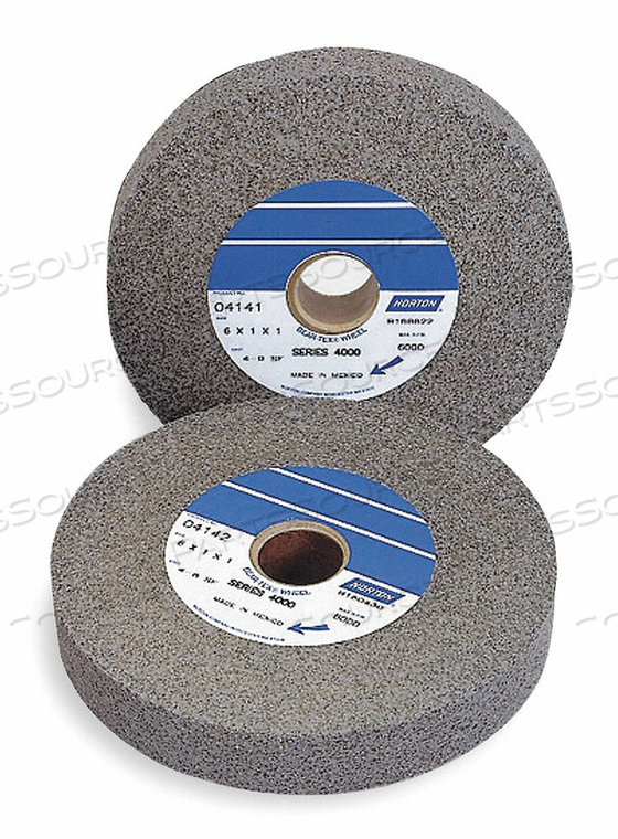 CONVOLUTE WHEEL METAL FINISHING 6X1X1 FN by Norton | Saint-Gobain Abrasives