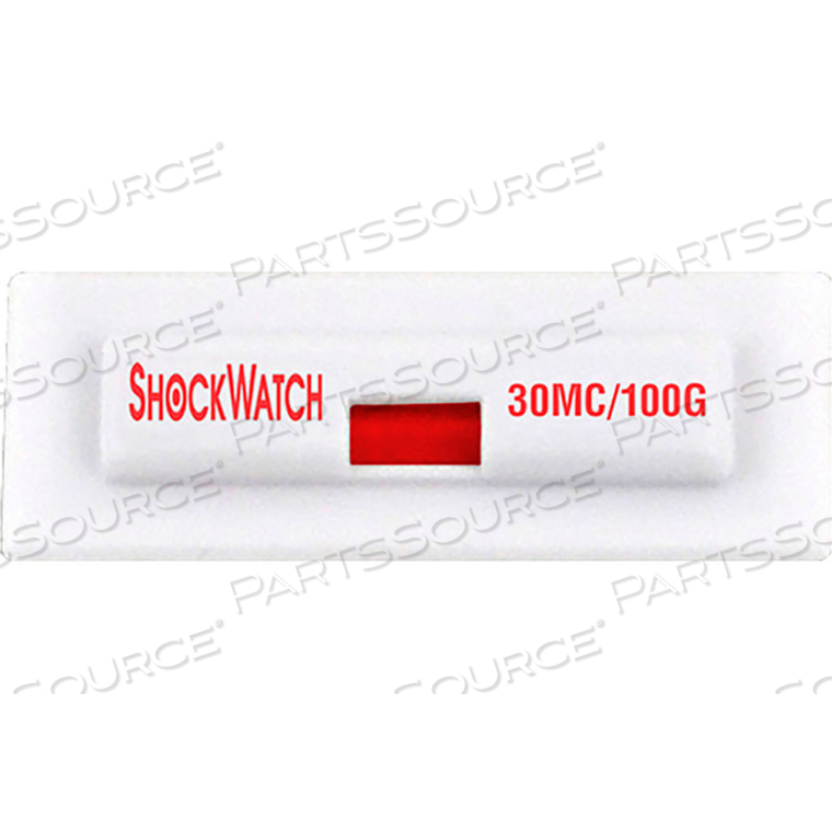 SPOTSEE MINICLIP SINGLE TUBE IMPACT INDICATORS, 50G RANGE, 100/BOX 