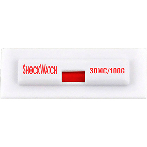 SPOTSEE MINICLIP SINGLE TUBE IMPACT INDICATORS, 50G RANGE, 100/BOX by Shockwatch Inc