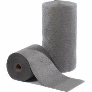 UNIVERSAL ROLL, MEDIUM WEIGHT, 150'L X 15"W, GREY, 2/PACK by Evolution Sorbent Product