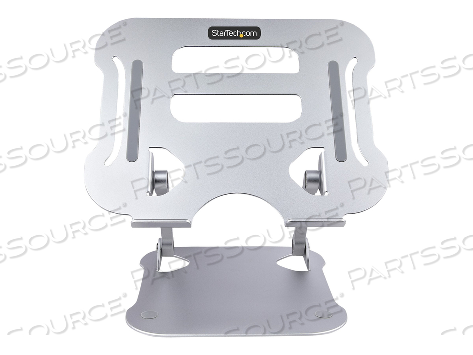 LAPTOP STAND FOR DESK, ERGONOMIC LAPTOP STAND ADJUSTABLE HEIGHT, ALUMINUM, PORTABLE, SUPPORTS UP TO 22LB (10KG), FOLDABLE LAPTOP HOLDER FOR  by StarTech.com Ltd.