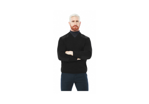 V-NECK MILITARY SWEATER BLACK M by Cobmex V-NECK MILITARY SWEATER BLACK M by Cobmex