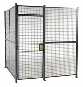 WELDED PARTITION CAGE 10FT. 4IND 2 SIDED by Rapidwire