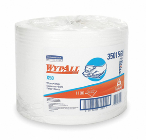 DRY WIPE ROLL 9-3/4 X 13 WHITE by Kimberly-Clark Corporation