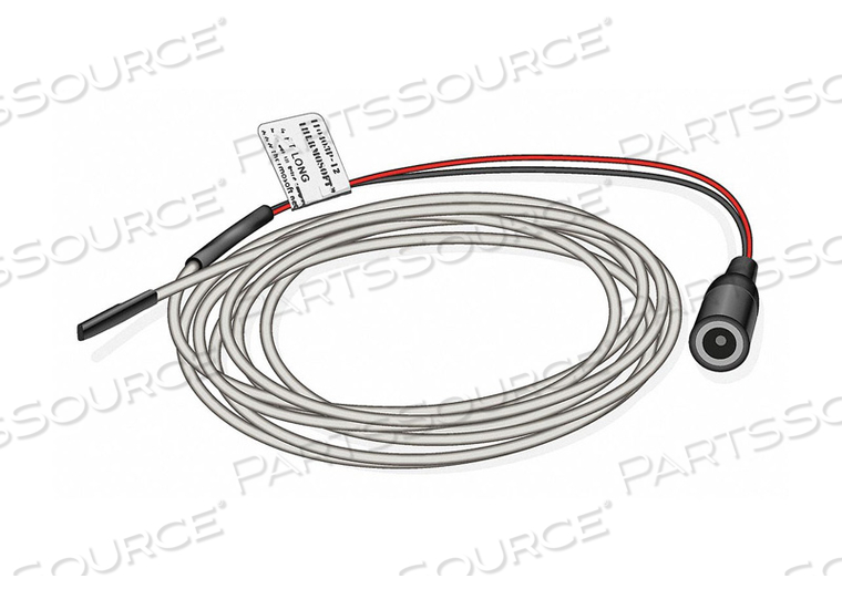 HEATING CABLES 12V 9W 3 FT. COAXIAL by Fiberthermics