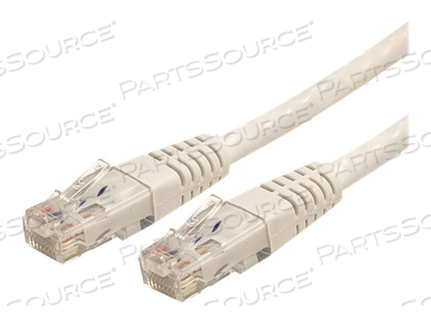 2FT CAT6 ETHERNET CABLE WHITE CAT 6 POE by StarTech.com Ltd.