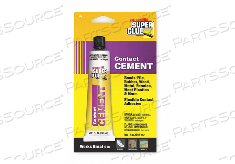 CONTACT CEMENT ACRYLIC 1 OZ TUBE CLEAR by Super Glue CONTACT CEMENT ACRYLIC 1 OZ TUBE CLEAR by Super Glue