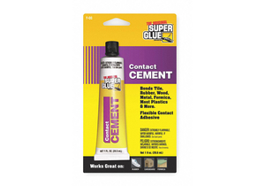 CONTACT CEMENT ACRYLIC 1 OZ TUBE CLEAR by Super Glue