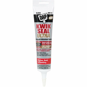 KWIK SEAL ULTRA - 5.5 OZ., WHITE - by DAP Products Inc.