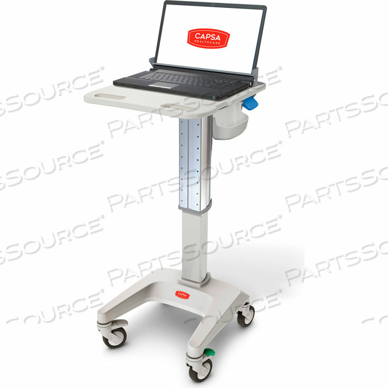LX5 NON-POWERED LAPTOP CART, NO DRAWERS, 35 LBS. WEIGHT CAPACITY by Capsa Healthcare