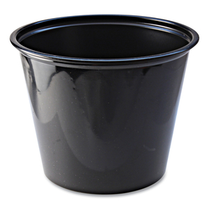 PORTION CUPS, 5.5 OZ, BLACK, 125/SLEEVE, 20 SLEEVES/CARTON by Fabrikal