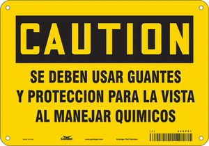 SAFETY SIGN 10 WX7 H 0.032 THICKNESS by Condor