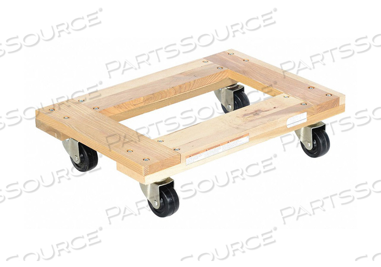 HARDWOOD DOLLY - OPEN DECK by Vestil Manufacturing Corp.