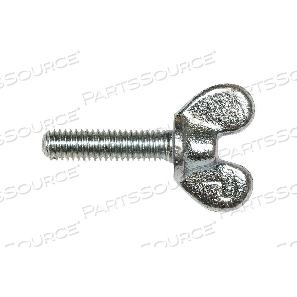 THUMB SCREW, 1/4"-20 THREAD SIZE, WING, IRON, ZINC PLATED, 0.813 IN MAX HEAD HT, 1/2 IN LG by Peerless Hardware Mfg Inc THUMB SCREW, 1/4"-20 THREAD SIZE, WING, IRON, ZINC PLATED, 0.813 IN MAX HEAD HT, 1/2 IN LG by Peerless Hardware Mfg Inc