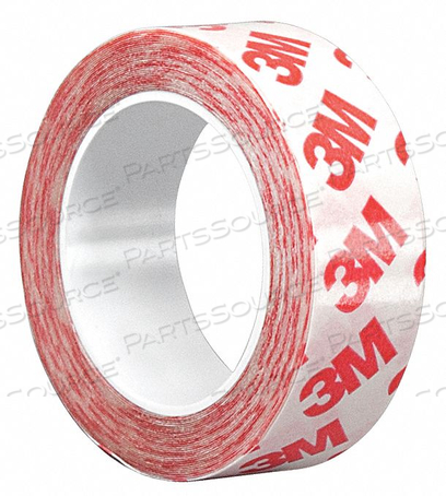 FILM TAPE, DOUBLE-SIDED, TRANSPARENT, CONTINUOUS ROLL, 5 IN X 5 YD by 3M Consumer
