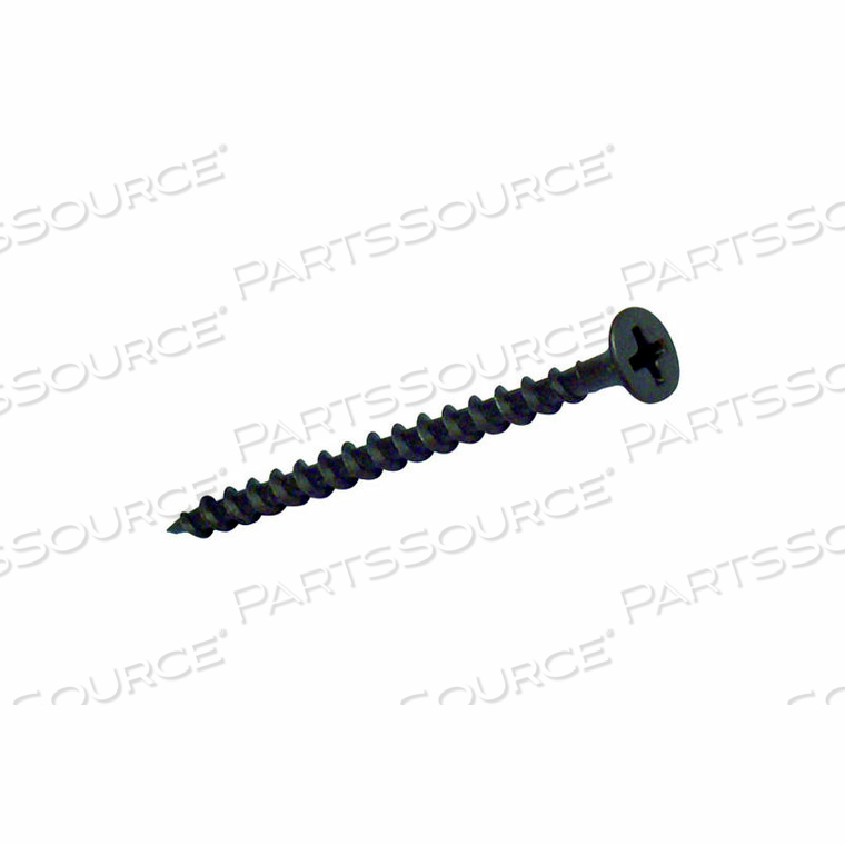 #8 X 2-1/2" DRYWALL SCREW - PHILLIPS BUGLE HEAD - STEEL - BLACK PHOSPHATE - SHARP POINT - PKG OF 200 by Titan Fasteners