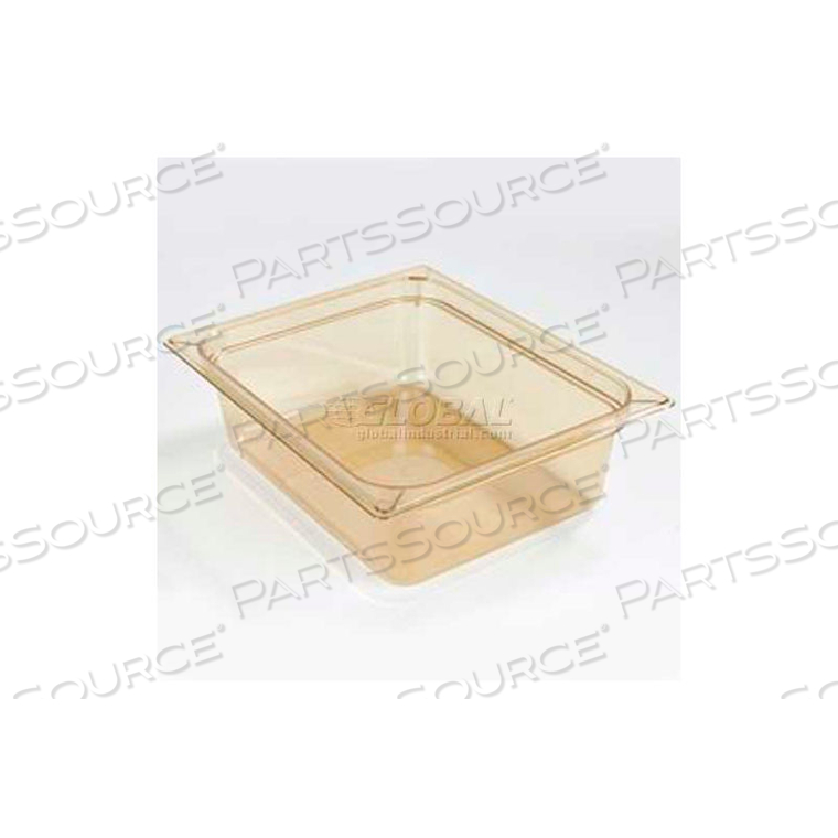 4" DEEP PAN, 5.6 QT., 12-3/4" X 10.38", AMBER 