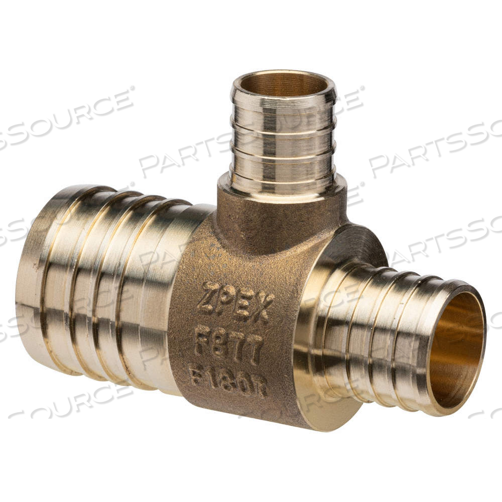 TEE BRASS 3-3/16 PK5 