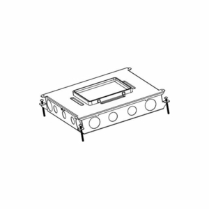 RFB6-OG FLOOR BOX 6-GANG STEEL RECESSED ON GRADE FLOOR BOX by Wiremold