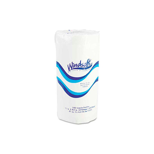 WINDSOFT, PERFORATED PAPER TOWELS, 100 TOWELS/ROLL, WHITE, 30 ROLLS/CARTON by United Stationers Supply WINDSOFT, PERFORATED PAPER TOWELS, 100 TOWELS/ROLL, WHITE, 30 ROLLS/CARTON by United Stationers Supply