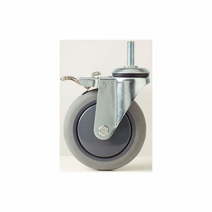 STEM SWIVEL CASTER - THERMOPLASTIC RUBBER 3" DIA - 200 LB. CAP. by Fairbanks Scale