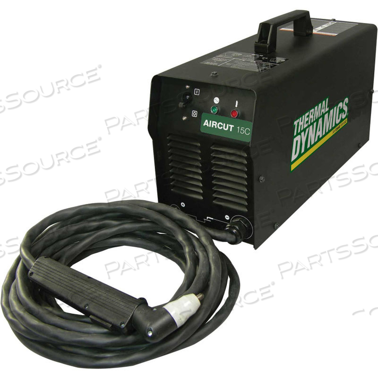 THERMAL DYNAMICS AIRCUT 15C PLASMA CUTTING SYSTEM W/COMPRESSOR,120V, 300/400A, 8.5' CBL 