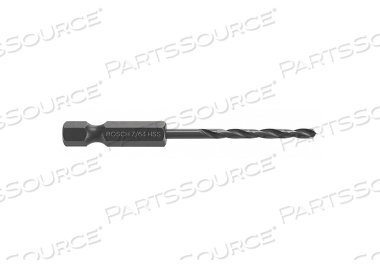 IMPACT DRILL BIT 7/64 SIZE 2-3/4 L by Bosch Tools