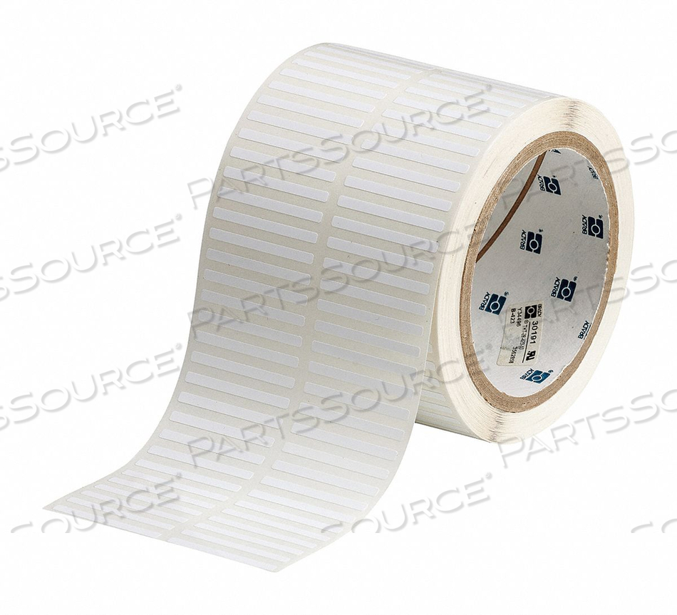 THERM TRANSFER LABEL POLY 0.125X1.5 by Brady Americas