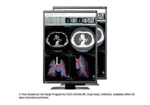 5 YEAR ADVANCED HOT SWAP PROGRAM FOR EIZO RX360-BK, DUAL HEAD, CANADA, AVAILABLE WITHIN 60 DAYS OF PRODUCT PURCHASE. by Eizo Inc.