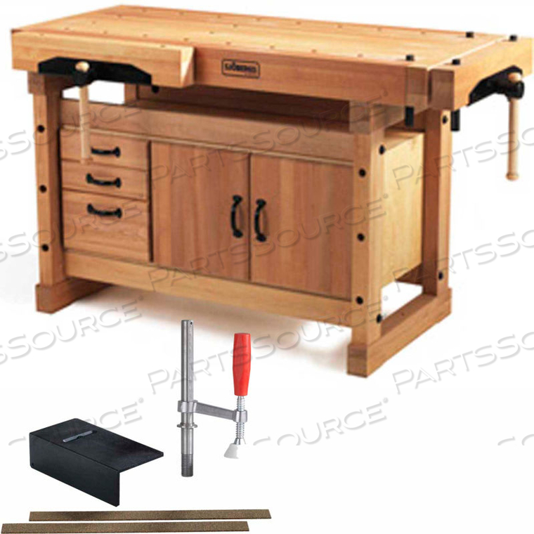 ELITE WORKBENCH 1500, SM03 CABINET AND FREE ACCESSORY KIT by Sjobergs ELITE WORKBENCH 1500, SM03 CABINET AND FREE ACCESSORY KIT by Sjobergs