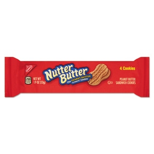 NUTTER BUTTER COOKIES, 3 OZ BAG, 48/CARTON by Nabisco