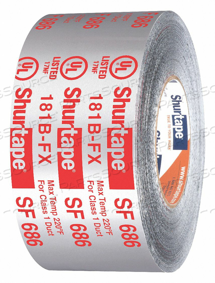 DUCT TAPE 100 FT L SILVER by Shurtape DUCT TAPE 100 FT L SILVER by Shurtape